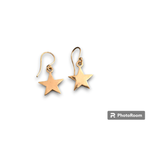 Best Fashionable Trendy Dainty Star Brass Drop <b>Earring</b> Minimal 18k <b>Gold</b> Plated Cute minimal Wholesale <b>Dangle</b> <b>Earring</b> For Women - Product Image 2