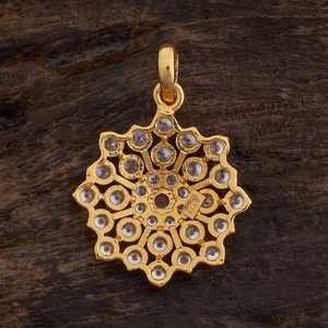 Pendentif personnalisable en alliage de zinc plaqué argent, breloque 174090, motif cœur, chrétien, hindou, affirmation, avec diamant et perle - Product Image 2