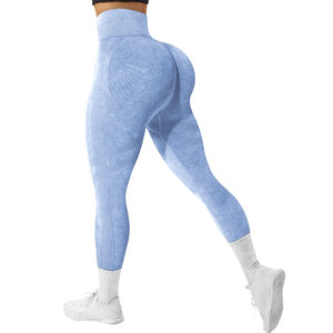 Taille haute vêtements de sport Push up pantalons de Yoga Gym Fitness Yoga jambières d'entraînement pour les femmes taille élastique, Yoga Leggings - Product Image 2