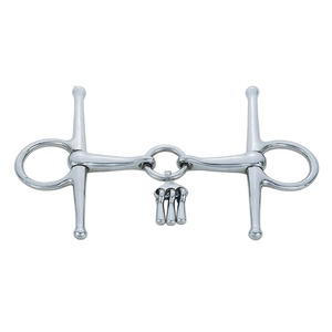 2025 brocas de caballo articuladas individuales con broca de mejilla completa duradera rodillo de cobre equipo ecuestre equino - Product Image 2
