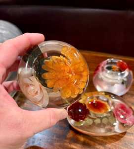 Modern Resin & <b>Wood</b> Handmade Eco-Friendly <b>Candlestick</b> <b>Holder</b> with Customized Shape for Home Decor - Product Image 3