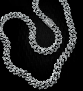 925 Sterling Silver Moissanite cuben chin hip hop jewellry moissanite <b>wedding</b> gift for her - Product Image 4