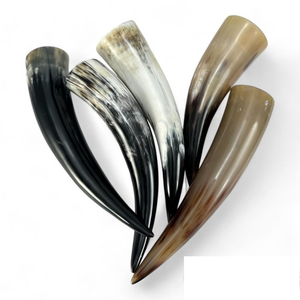 Cuerno para beber vikingo hecho a mano auténtico estilo Animal artesanías naturales para fiesta de Navidad religiosa accesorio tallado - Product Image 2