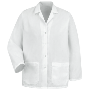 เสื้อกาวน์สีขาวแบบมืออาชีพพร้อมแขนยาวกระเป๋าลึกสำหรับห้องปฏิบัติการทางการแพทย์สภาพแวดล้อมในเครื่องแบบโรงพยาบาล - Product Image 4