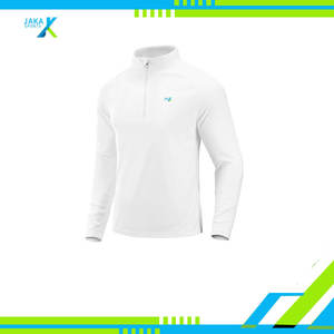 Camisas atléticas de manga larga para correr para hombre, transpirables, ligeras, de secado rápido, con cremallera, jersey en blanco para entrenamiento, gimnasio y Golf - Product Image 6