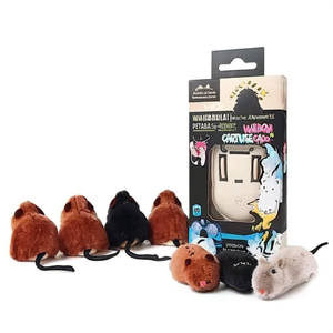 Wind-Up Faux Fur Lifelike Mouse Cat <b>Toy</b>-<b>Interactive</b> Exercise <b>Toy</b> - Product Image 2