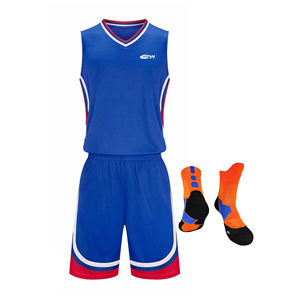 Ensemble d'uniformes de basket-ball grande taille Tailles étendues Polyester Mesh Fabric Customisable Graphics Shorts Jersey Confortable Fit - Product Image 1
