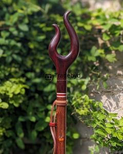 Outdoor Horn Walking <b>Stick</b> Handle for Trekkers Hikers and Adventure Cane Use Tradebyd - Product Image 1