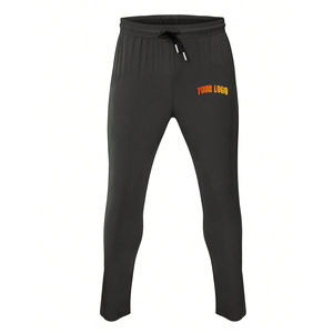 Pantalones Jogger ajustados informales para hombre más vendidos, cintura elástica, antiarrugas, Impresión de logotipo personalizado, dos bolsillos laterales para trotar - Product Image 4