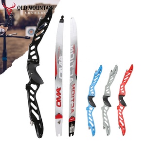 25 "màu đỏ nhôm bắn cung <span class=keywords><strong>recurve</strong></span> cung và mũi tên thiết lập cho cạnh tranh Riser bắn cung - Product Image 1