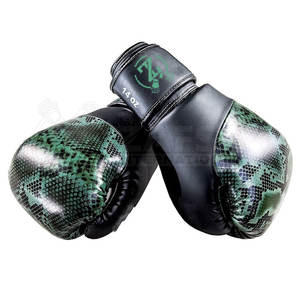 Gants de combat de boxe en cuir PU de haute qualité meilleure qualité du fabricant professionnel pour l'entraînement aux arts martiaux - Product Image 3