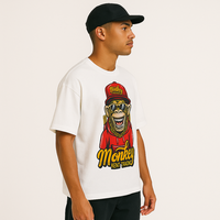 Camiseta Unisex Extra Grande de Primera Calidad, 100% Algodón Tejido, 300 GSM |   Camiseta de Manga Corta Transpirable, Ecológica, Resistente a las Bolitas y de Peso Pesado