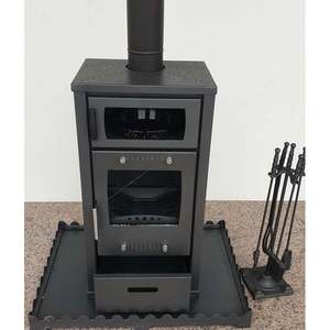Estufa de Hierro Fundido Ecológica DORELLO SOBA Serie Especial Modelo 002 con Cajones, Diseño Tradicional para Uso en la Cocina - Product Image 2