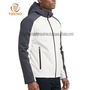 Venta al por mayor de chaqueta personalizada de los hombres táctico de invierno impermeable chaqueta Softshell transpirable de material de poliéster de nylon chaqueta Softshell - Product Image 5