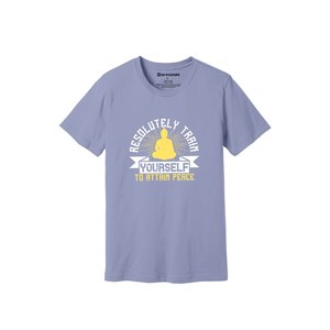 Camiseta informal de algodón 100% con impresión de temas de Buda en 3D, 12 opciones de color, 160-180, colocación de diseño personalizable GSM pesado - Product Image 4