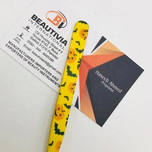 Pinzas rectas de diseño personalizado para extensión de pestañas de acero inoxidable sostenible con papel de Punta puntiaguda impreso con logotipo personalizado - Product Image 4