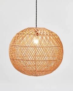 Nuevo artículo, pantalla de ratán Natural tejida de estilo moderno, al por mayor luz colgante de ratán, decoración interior y exterior de Vietnam - Product Image 1