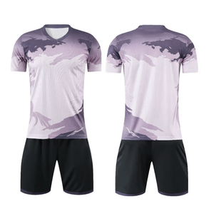 เสื้อฟุตบอลระบายอากาศได้ดีเสื้อฝึกพิมพ์โลโก้แบบซับลิเมชันปรับแต่งได้ - Product Image 5
