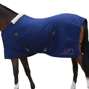 Mosaïque Impex vente en gros personnalisé hiver chaud cheval tapis équipement équestre durable avec cou polaire rempli cheval couverture - Product Image 2