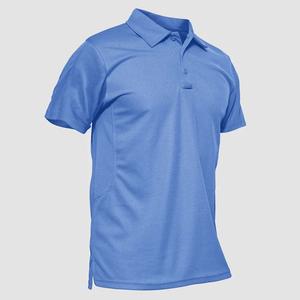 Camiseta Polo de Golf para Hombre, de Secado Rápido, Ajustada, con Estampado de Logotipo Personalizado, Tejido de Algodón, Poliéster y Elastano, Elástica en 4 Direcciones - Product Image 4