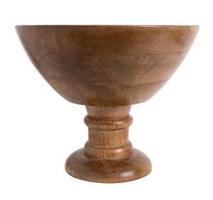 Modern Large Wood <b>Bowl</b> <b>Wooden</b> <b>Salad</b> <b>Bowl</b> for Food Fruits <b>Salads</b> and Decoration - Product Image 3