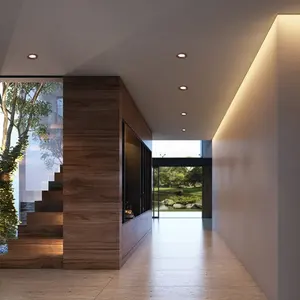 ไฟดาวน์ไลท์ฝังฝ้า MaderaWalnut 220V LED ตัวเรือนอะลูมิเนียม PC แสงวอร์มไวท์ 4000K IP54 สำหรับใช้ในห้องนั่งเล่นที่อยู่อาศัย ได้รับการรับรองมาตรฐาน ETL - Product Image 4