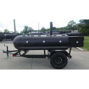 Portable 330-Gallon Charcoal Korean BBQ <b>Grill</b> with Warming Box Iron Construction Smokeless for Indoor/Outdoor Use & <b>Camping</b> - Product Image 2