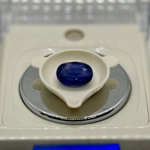 Haute qualité non chauffé naturel bleu couleur saphir gemmes pierre affichage grand coût coupe ovale mélangé lâche Moissanite - Product Image 4