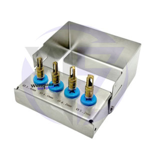 Perceuse de collecteur d'os auto-broyante populaire 4 pièces en acier inoxydable pour implant dentaire Instruments de chirurgie de greffe osseuse - Product Image 4