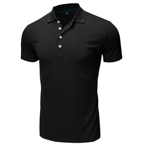 T-shirt à manches courtes pour homme, best-seller, style décontracté chic, 100% coton, motif uni, brodé, respirant, séchage rapide, écologique - Product Image 2