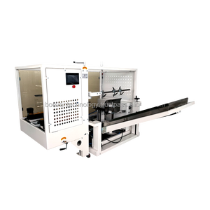 Monteur de carton électrique à grande vitesse entièrement automatique boîte à couvercle auto-pliante formant la machine équipement d'emballage de boissons nouveau utilisé - Product Image 1