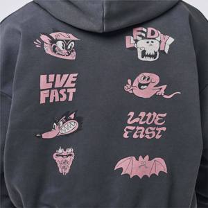 Offre Spéciale automne couleur unie hommes à manches longues fermeture éclair Hoodies avec des couleurs et des tailles personnalisées - Product Image 4
