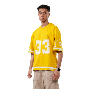 Custom Printed Hip Hop Sports American <b>Football</b> <b>Jersey</b> Short Sleeve Quick Dry Breathable Mesh 100% Polyester <b>Plain</b> for Adults - Product Image 2
