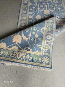 พรมขนสัตว์สไตล์ตุรกีถักด้วยมือคุณภาพสูงแบบคลาสสิกปักลายทันสมัยดีไซน์แบบนามธรรมสำหรับพิธีกรรมการสวดมนต์ของวัยรุ่นห้องนั่งเล่น - Product Image 6