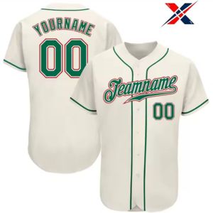 Recién llegado, uniforme de béisbol, Material de tela de sublimación de poliéster 100%, transpirable para ropa de equipo oficial de béisbol, venta en línea - Product Image 6