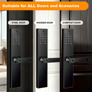 जस्ता मिश्र धातु 3 डी फेशियल रिकग्निशन फिंगरप्रिंट अनलॉकिंग ट्यूया वाइफी पेहोल कैमरा सी-ग्रेड चिप डिजिटल स्मार्ट लॉक - Product Image 3