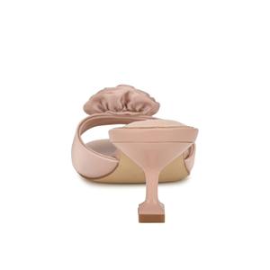 2025ผู้หญิงซาตินกุหลาบรองเท้าส้นเข็มรองเท้าแตะเปิดดอกไม้รองเท้าส้นสูงปั๊มรองเท้าสำหรับผู้หญิงปาร์ตี้สบายๆผ้าซาตินกุหลาบสำหรับฤดูร้อน - Product Image 2