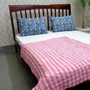 Nueva llegada 100% algodón orgánico bloque de mano impreso bebé edredón niño hecho a mano edredón de algodón indio mejor precio para uso en hoteles - Product Image 5