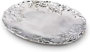 Plateau de service en métal poli très demandé, plateau décoratif léger et luxueux pour les boissons, les desserts, la table ou la présentation de cadeaux - Product Image 5