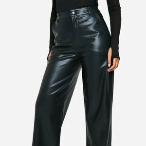 Leggings en cuir satiné légers et respirants pour femmes, best-seller, taille haute, style décontracté, cuir véritable, extensible, confort - Product Image 2