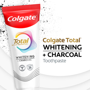 Colgate Total Active Prevention Whitening and Charcoal <b>Toothpaste</b>, Mint, 3 Pack, 5.1 oz - Product Image 1
