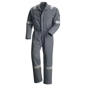 Overol de Seguridad de Alta Visibilidad Personalizado para Hombre, Ropa de Trabajo de Ingeniería Reflectante de Llama de Poliéster de Alta Calidad, Traje de Soldador Personalizado - Product Image 5