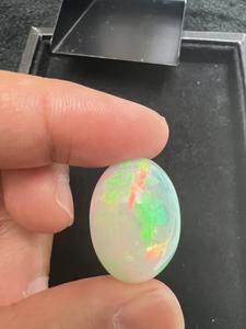 Cabujón de ópalo etíope de 15,24 quilates de calidad AAA, cabujón de ópalo etíope blanco Natural, piedras preciosas sueltas de grado superior - Product Image 5