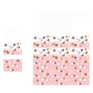 Azulejo de pared de color rosa bebé de baño de cerámica brillante de alta calidad 30x45cm - Product Image 1