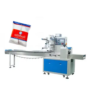 Soap Packaging Machine Sealing Socks towel Automatic Film Printing Plastic Packaging 30-150 Bags/min Max.75mm(2.95") PLC