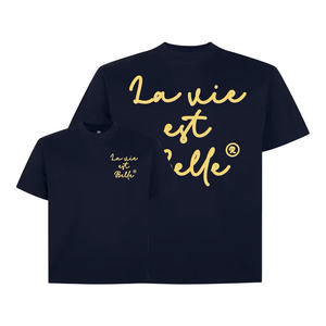 เสื้อยืดผู้ชายคุณภาพสูง ผ้าคอตตอน 100% ลายด็อบบี้ ขายส่ง |   250GSM ทรงเข้ารูป |   เสื้อยืดแบบเป็นทางการ |   พิมพ์ดิจิทัลด้านหน้า |   การออกแบบแบบเปล่า - Product Image 3