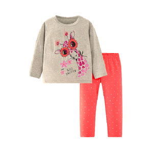 Ensemble de vêtements automne-hiver pour filles en deux pièces avec doublure en polaire, matériau respirant, durabilité durable, conçu pour le confort - Product Image 3