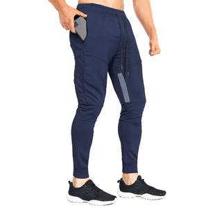 High Quality Trendy Men's <b>Slim</b> Fit Fleece <b>Jogger</b> Pants Casual Elastic Waist Mid Closure Custom Colors for Winter - Product Image 5