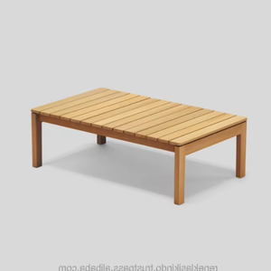 Meubles de table en bois de teck durables Offre Spéciale Design minimaliste pour la salle à manger Hôtel Salon Finition lisse pour une utilisation en extérieur - Product Image 6