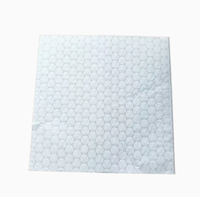 Feuilles d'aluminium nid d'abeille pour emballage de burgers, papier isolant de qualité alimentaire FDA pour sandwichs et fast-foods, feuilles anti-graisse thermoscellables